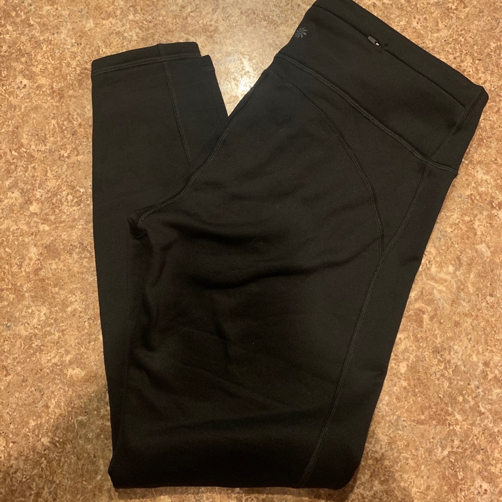 Athleta Alpine Valley Fleece lined tights